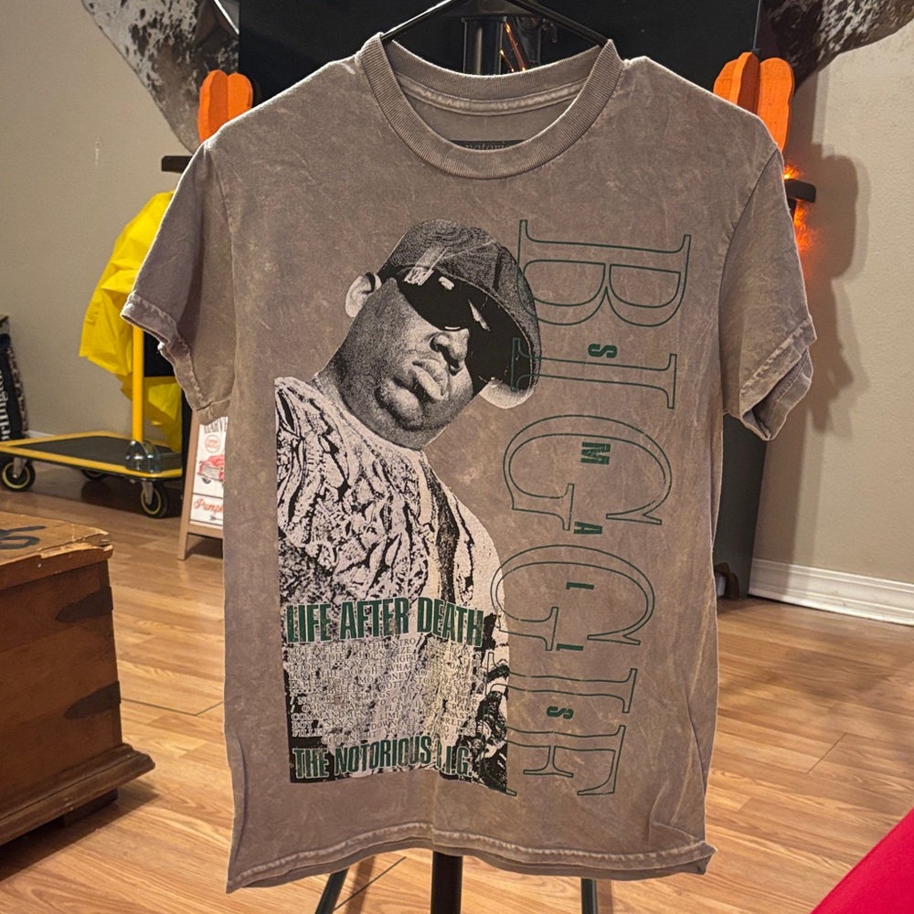 Biggie Smalls Graphic T-Shirt - Gray